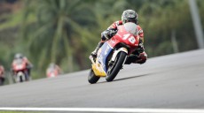 On track Somkiat Chantra Winner Race 2 SAATC 2016 Champion Sepang