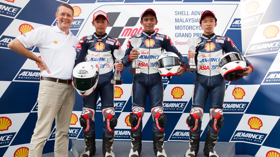 Podium Sepang 2 Race 1