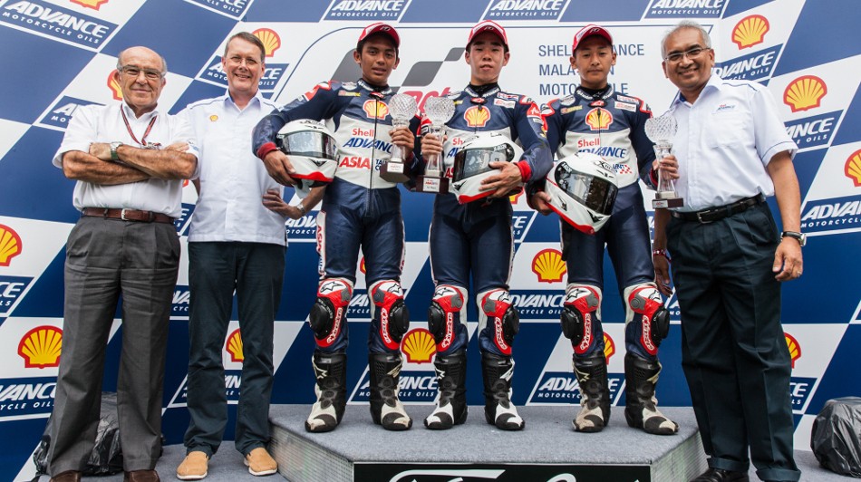 Podium Sepang 2 Race 2