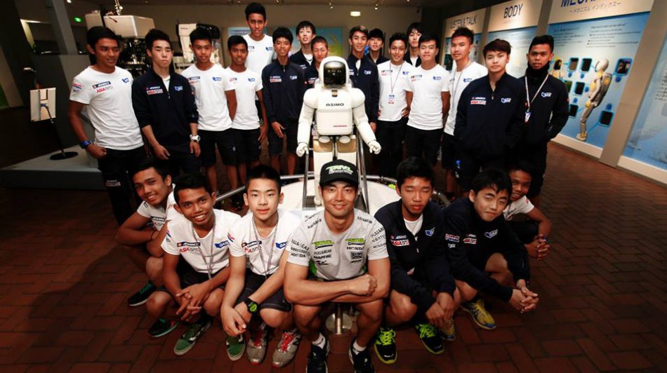 SAATC riders at the Honda Collection Hall