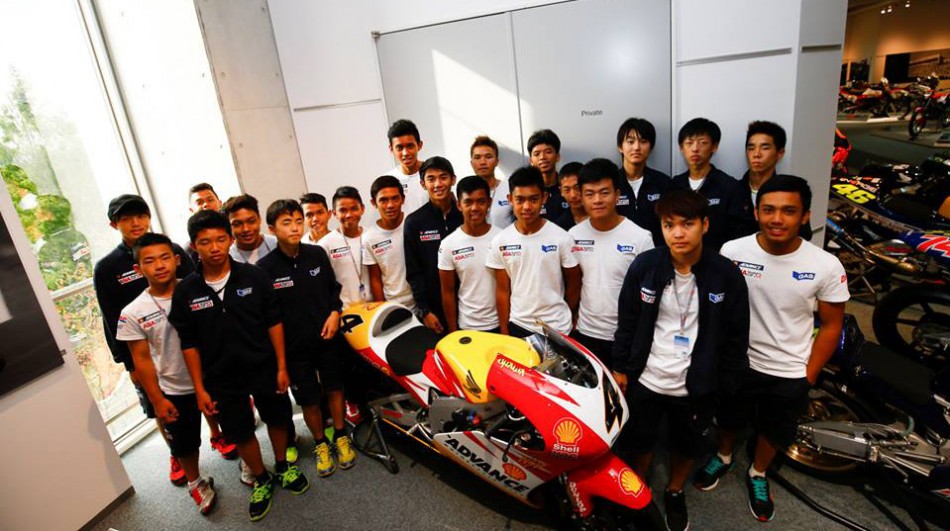 SAATC riders at the Honda Collection Hall