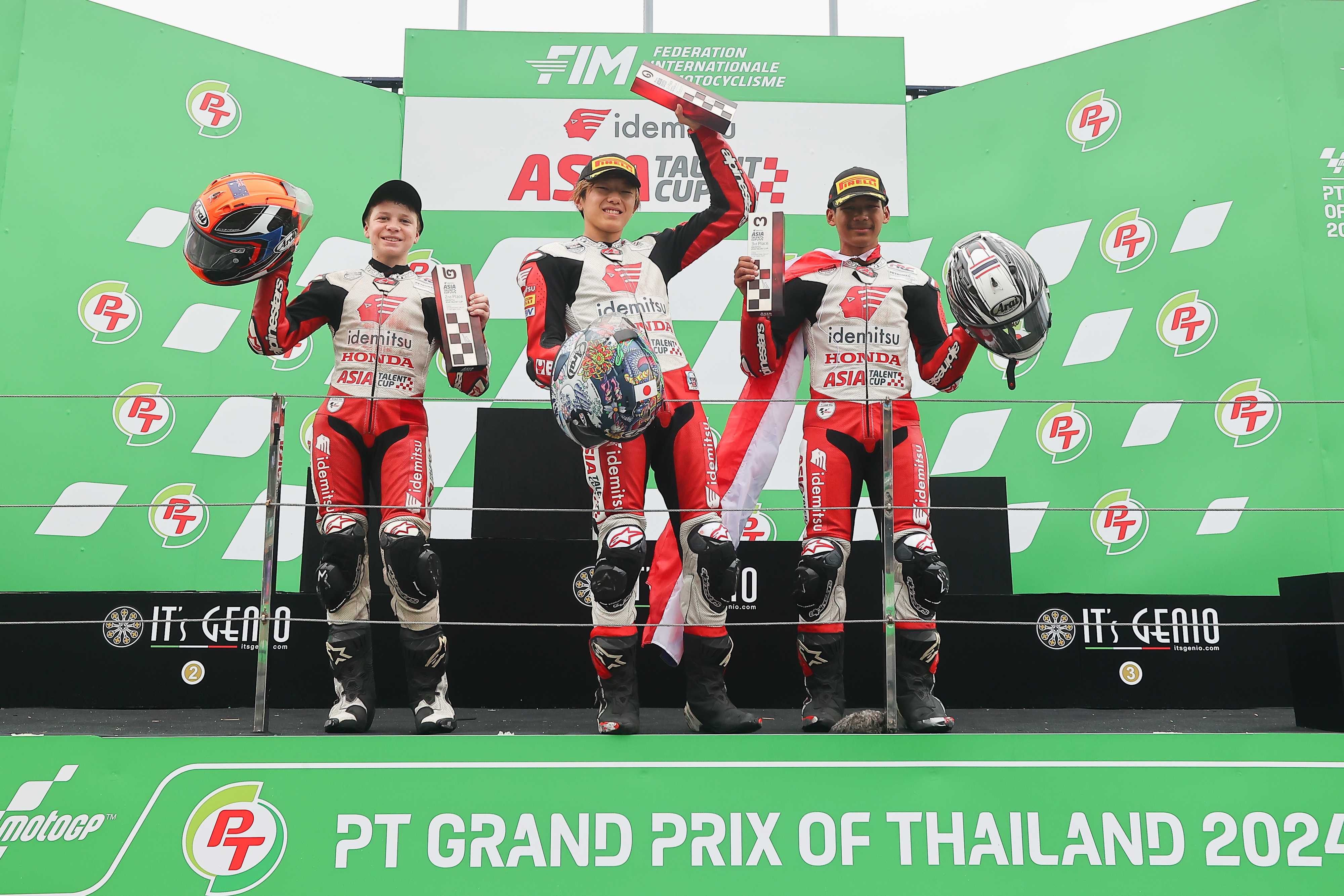 Podium Race 2 | Round 5 Buriram | 2024 Idemitsu Asia Talent Cup