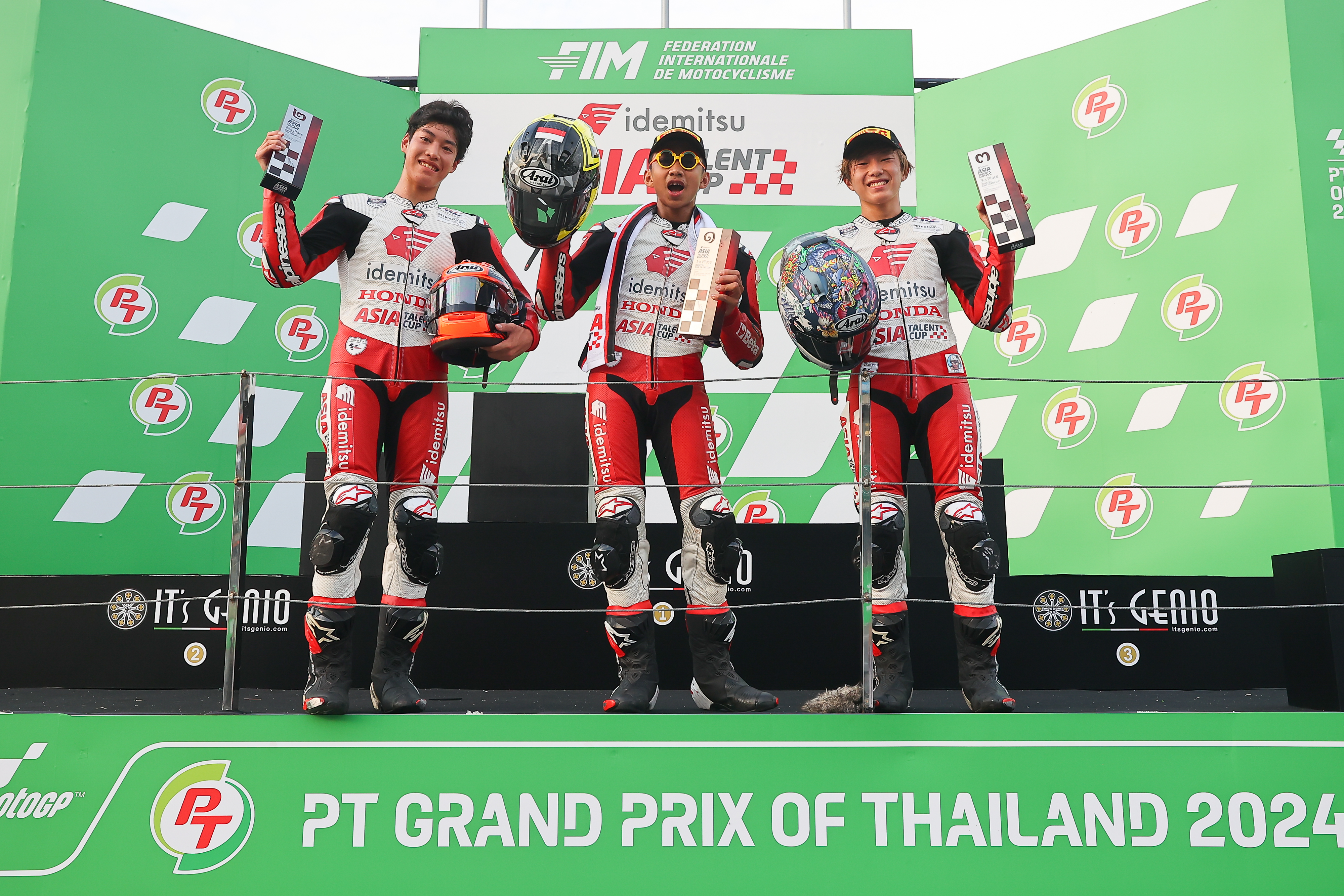 Podium Race 1 | Round 5 Buriram | 2024 Idemitsu Asia Talent Cup