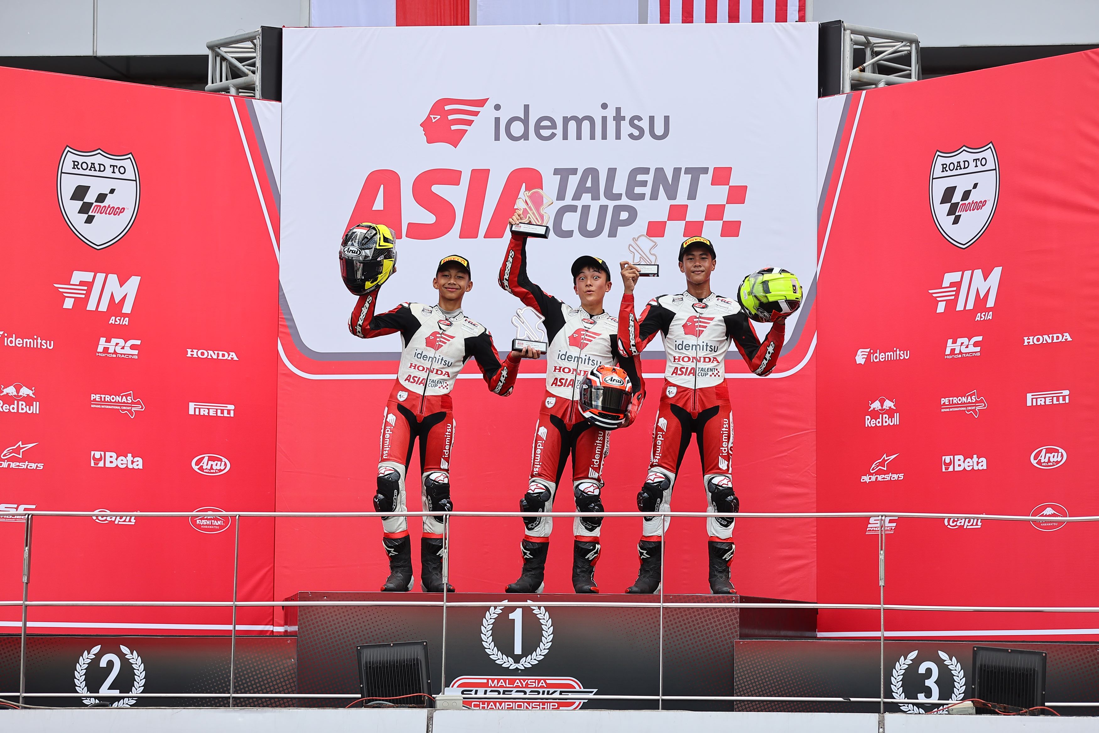 Podium Race 2 | Round 2 Sepang | 2024 Idemitsu Asia Talent Cup